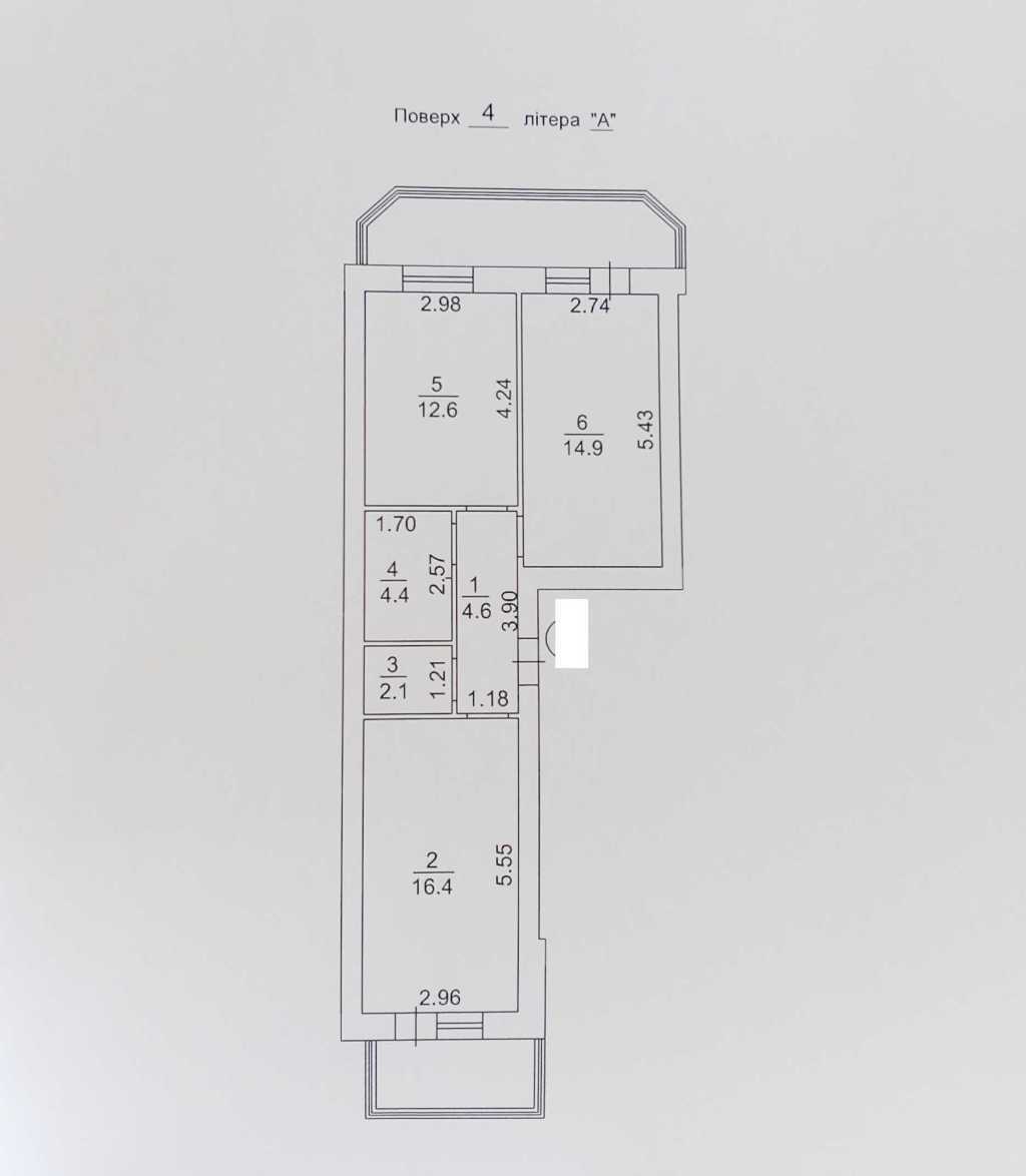 Продаж 2-кімнатної квартири 65.6 м², Тарасівська вул., 1