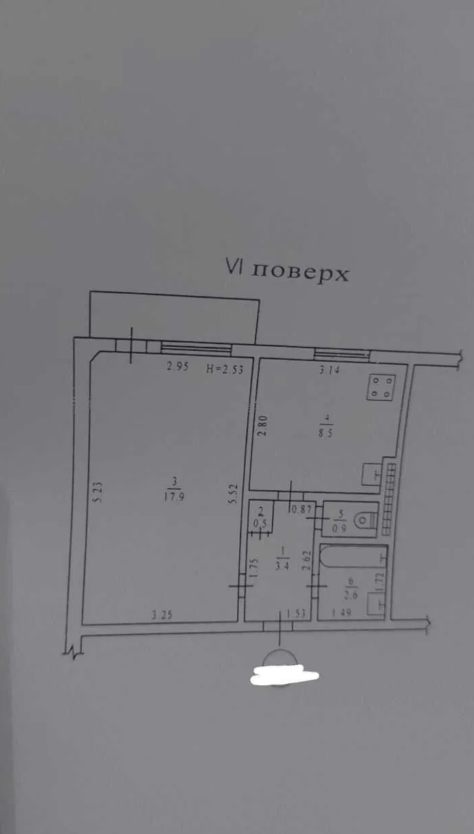 Продажа 1-комнатной квартиры 35 м², Петрова Генерала ул.