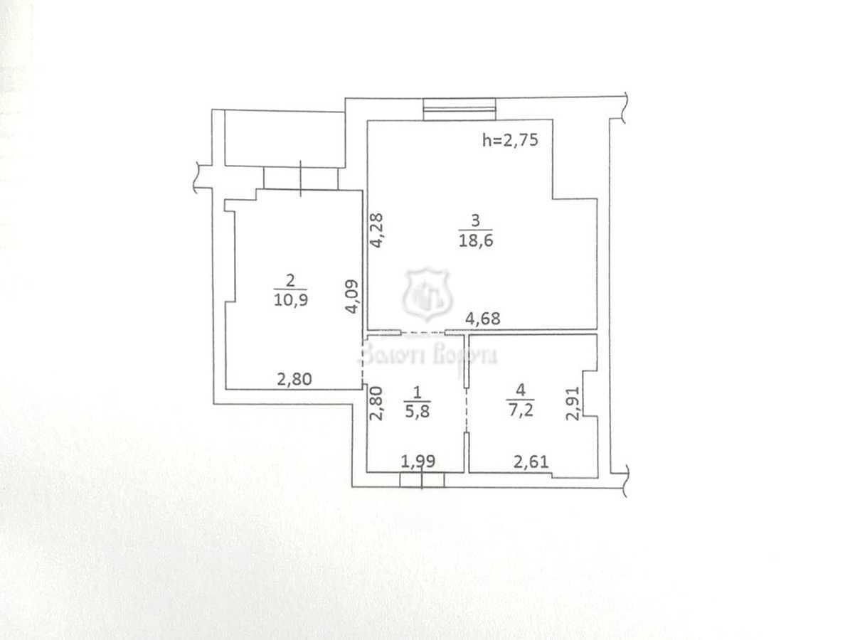 Продаж 1-кімнатної квартири 43.9 м², Володимира Брожка вул., 70
