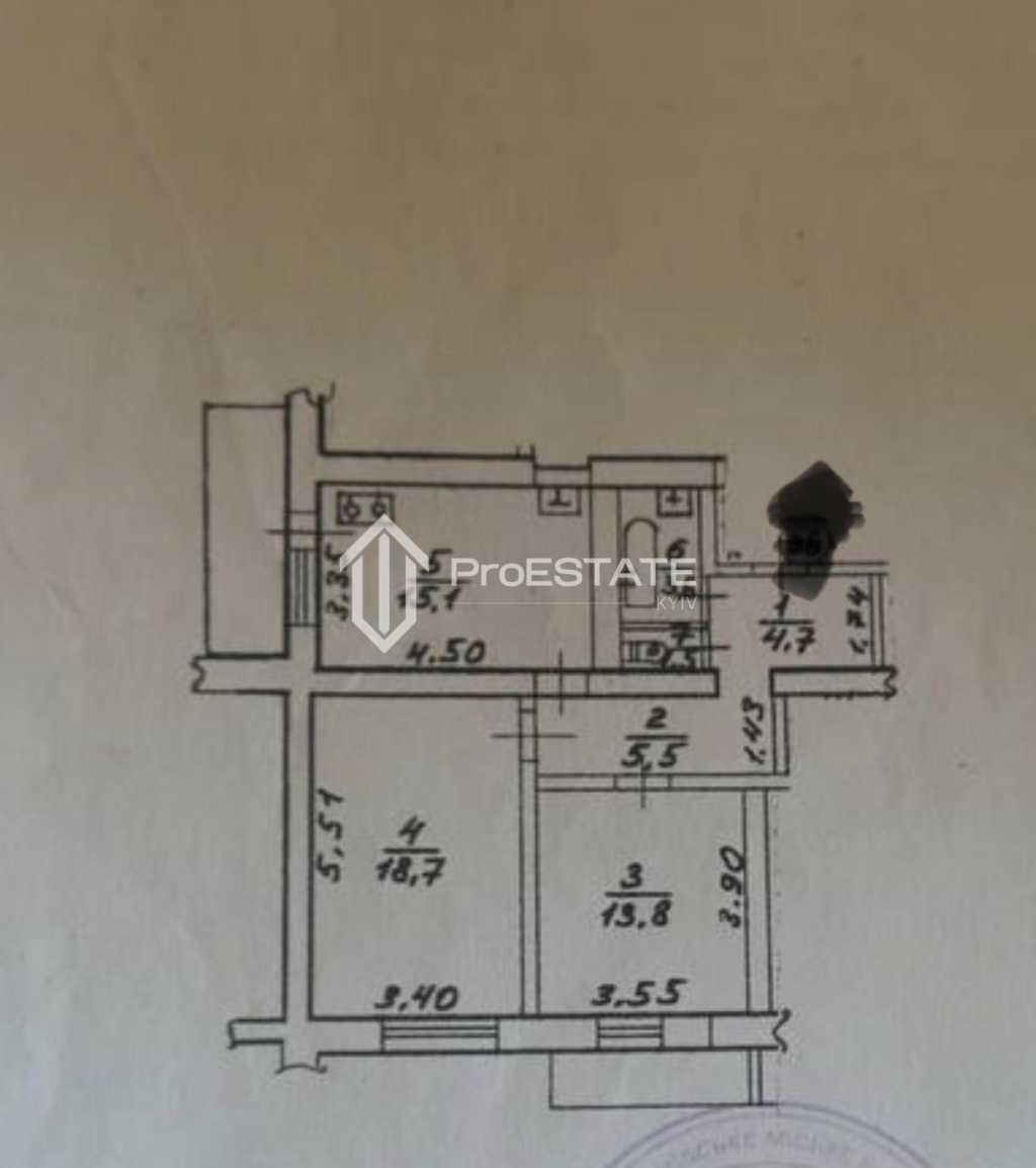 Продаж 2-кімнатної квартири 65 м², Братиславська вул., 7