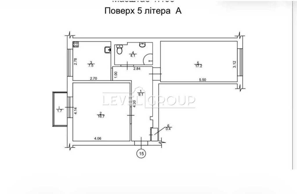 Продаж 2-кімнатної квартири 60 м², Борисоглібська вул., 4