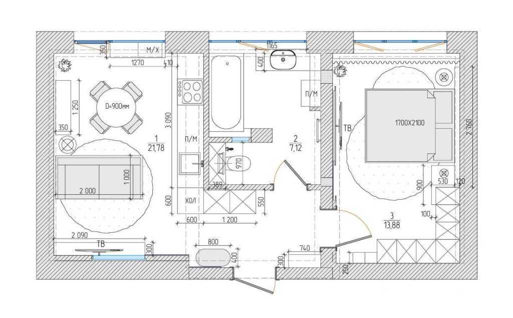 Аренда 2-комнатной квартиры 43 м², Академика Богомольца ул., 8А