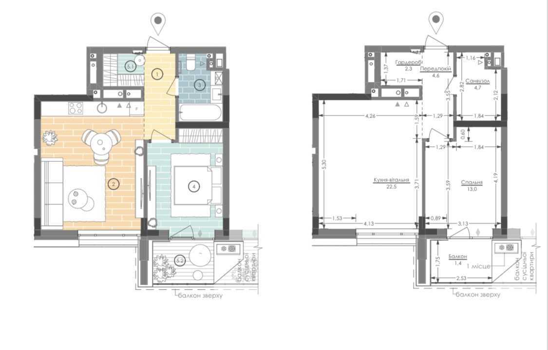 Продаж 1-кімнатної квартири 48.8 м², Сім`Ї Хохлових вул., 12