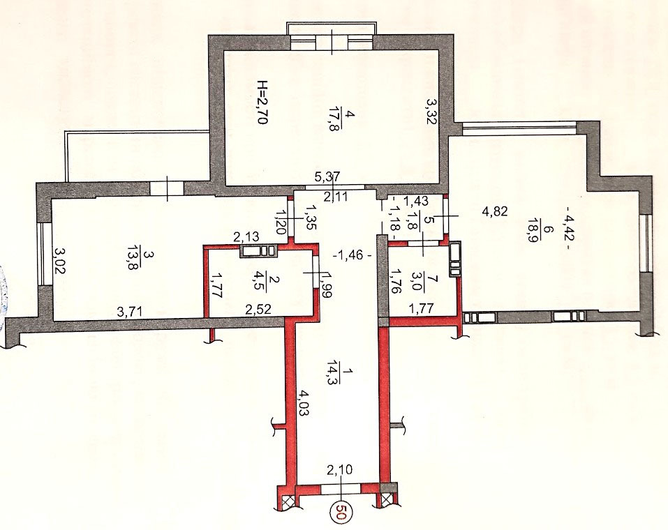 Продаж 2-кімнатної квартири 75.8 м², Метрологічна вул., 9Д