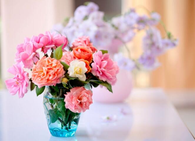 Букет цветов в вазе фото в домашних условиях
