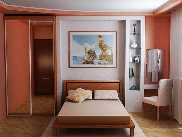 Дизайн спальни в малогабаритной квартире