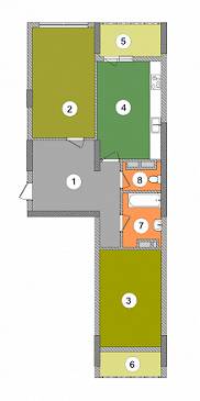2-комнатная 82.4 м² в ЖК Bristol Comfort House от 23 260 грн/м², Киев