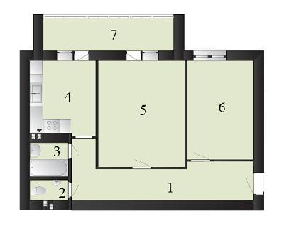 2-кімнатна 61.86 м² в ЖК Пейзажні озера від 10 000 грн/м², смт Макарів