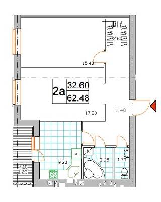 2-комнатная 62.48 м² в ЖК Именно Тот от 8 500 грн/м², пгт Немешаево