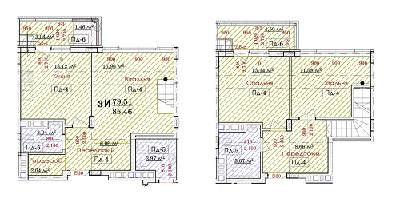 5+ комнат 85.46 м² в ЖК White House от застройщика, Львов