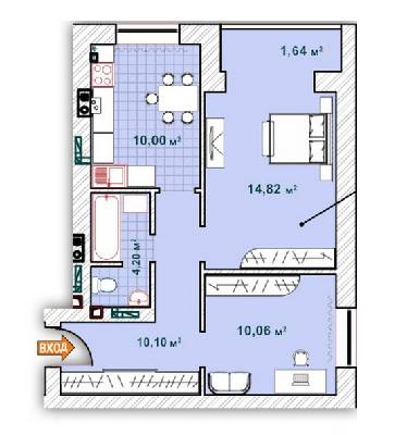 2-комнатная 50.82 м² в ЖК Синергия 2 от 13 200 грн/м², г. Ирпень