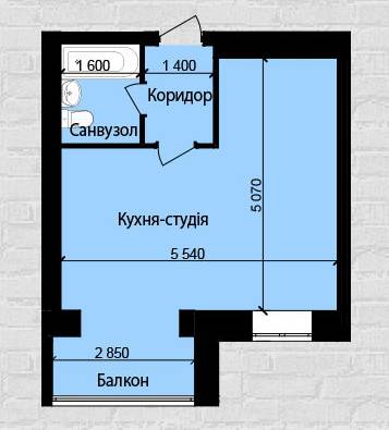 1-кімнатна 32.88 м² в ЖК Східна Перлина від забудовника, Вінниця