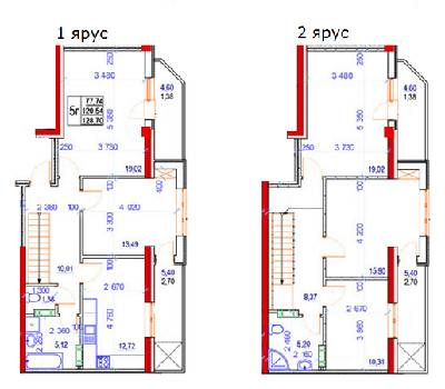 5+ кімнат 128.7 м² в ЖК Особняк-К від 14 500 грн/м², Вінниця