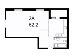 2-комнатная 62.2 м² в ЖК Линкольн от 15 200 грн/м², Львов