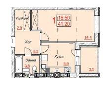 1-комнатная 41.2 м² в ЖК Найкращий квартал от 11 500 грн/м², г. Ирпень