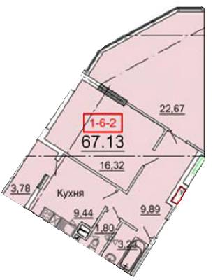2-комнатная 67.13 м² в ЖК Тридцать первая жемчужина от 26 520 грн/м², Одесса