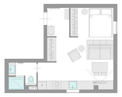 1-комнатная 28.8 м² в ЖК Ясный от 10 800 грн/м², с. Ясногородка