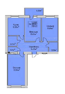 3-кімнатна 90.43 м² в ЖК на Німецькому озері від 9 200 грн/м², с. Загвіздя
