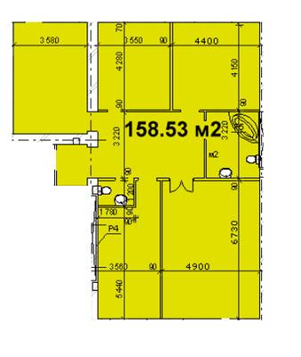 4-комнатная 158.53 м² в ЖК Каскад от 15 000 грн/м², Днепр