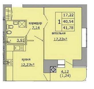 1-комнатная 41.78 м² в ЖК на Стрыйской от 17 000 грн/м², Львов