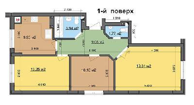 2-комнатная 67.42 м² в ЖК Леви Міста от 16 000 грн/м², Львов