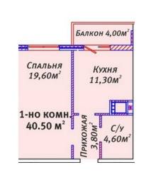 1-комнатная 40.5 м² в ЖК Михайловский городок от 20 000 грн/м², Одесса