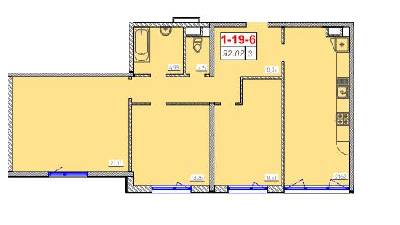 3-кімнатна 91.62 м² в ЖК Сорок шоста перлина від 21 300 грн/м², Одеса