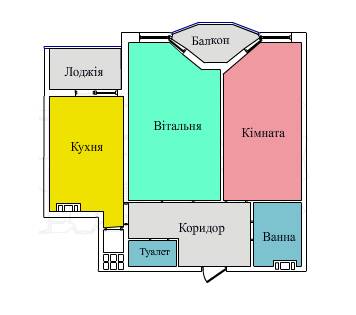 2-кімнатна 62.9 м² в ЖК на вул. Тролейбусна, 3 від 11 500 грн/м², Тернопіль