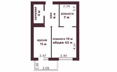 2-кімнатна 43 м² в ЖК НовоОскольський від забудовника, м. Ірпінь