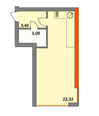 1-комнатная 29.81 м² в ЖК Синергия 2+ от 11 400 грн/м², г. Ирпень
