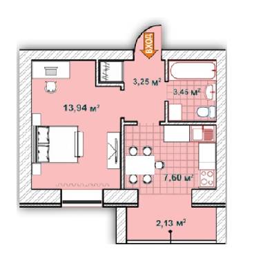 1-кімнатна 30.37 м² в ЖК Синергія 2+ від 11 400 грн/м², м. Ірпінь