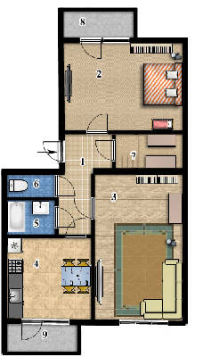 2-комнатная 68.1 м² в ЖК Сонцтаун от 14 800 грн/м², с. Чайки