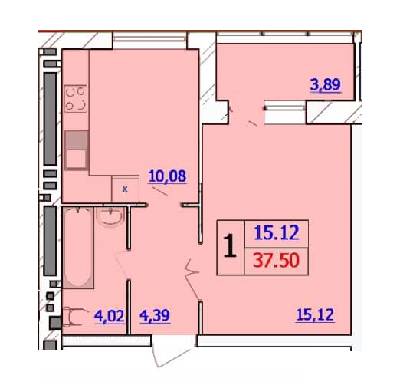 1-кімнатна 37.5 м² в ЖК Avila comfort від забудовника, Хмельницький
