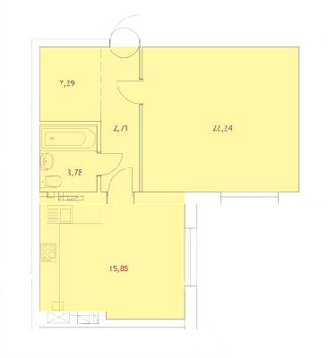 1-кімнатна 51.87 м² в ЖК Green Yard від 10 700 грн/м², м. Ірпінь