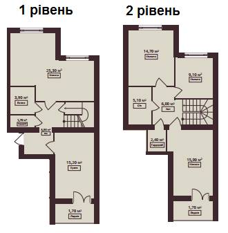 4-комнатная 115.4 м² в ЖК Мюллер Хаус от 15 700 грн/м², с. Петропавловская Борщаговка