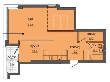 3-комнатная 116 м² в КД на ул. Александра Коныского (Володарского), 63 от 36 950 грн/м², Днепр
