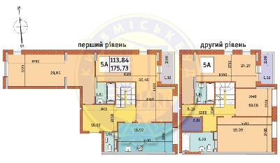 5+ комнат 175.73 м² в ЖК Mirax от 23 593 грн/м², Киев