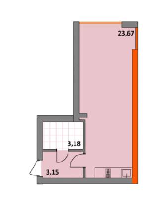 Студия 30 м² в ЖК Синергия 2+ от 13 500 грн/м², г. Ирпень