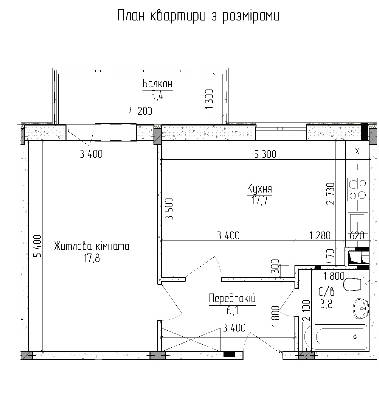 1-кімнатна 50.8 м² в ЖМ Нова Буча від 11 000 грн/м², м. Буча