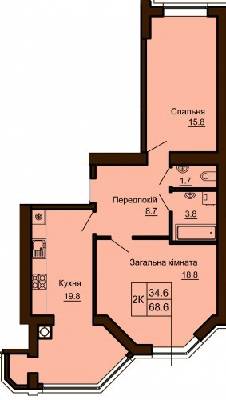 2-кімнатна 68.6 м² в ЖК Софія Клубний від 32 000 грн/м², с. Софіївська Борщагівка