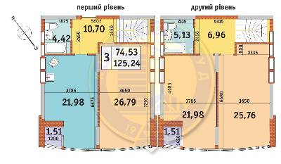 3-кімнатна 125.24 м² в ЖК Медовий від 25 080 грн/м², Київ