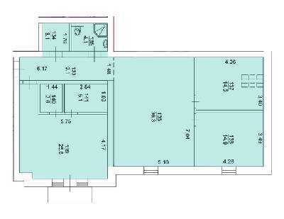 3-кімнатна 115.5 м² в КБ Giverny HOUSE від 12 450 грн/м², с. Петропавлівська Борщагівка