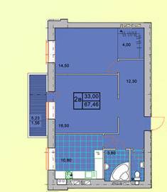 2-комнатная 64.46 м² в ЖК Паркова Оселя от 17 500 грн/м², г. Буча