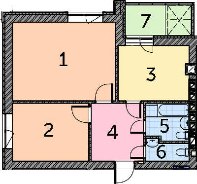 2-кімнатна 62.69 м² в ЖК Ірпінські Липки від забудовника, м. Ірпінь