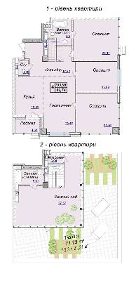 4-комнатная 193.96 м² в ЖК Новопечерские Липки от 34 390 грн/м², Киев