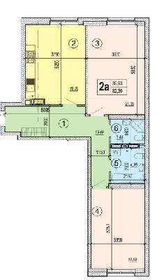 2-кімнатна 82.3 м² в ЖК Podil Plaza & Residence від 46 000 грн/м², Київ
