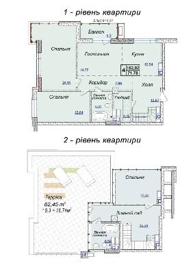 4-кімнатна 162.02 м² в ЖК Новопечерські Липки від 34 390 грн/м², Київ