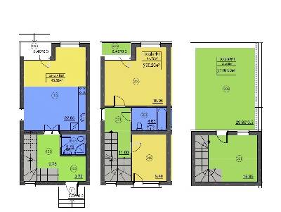 Таунхаус 115 м² в КГ Лесное-2 от 14 880 грн/м², пгт Гостомель