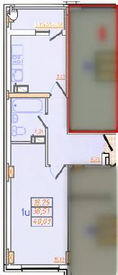 1-комнатная 40.09 м² в ЖК Цветной бульвар от 15 250 грн/м², г. Черноморск