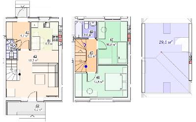 Таунхаус 95 м² в Таунхаусы Плюс от 21 368 грн/м², с. Новые Петровцы